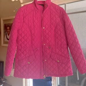 Fuchsia puffer jacket